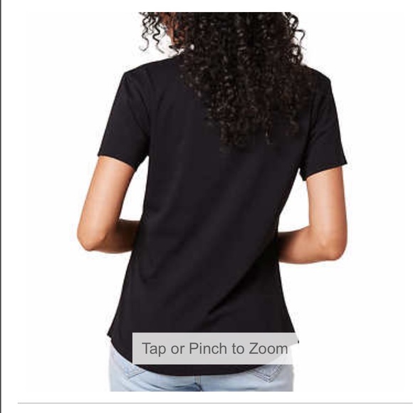 Brand new women USA black T shirt L NWT - Picture 5 of 6